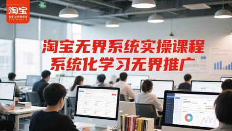 淘宝无界系统实操课程，系统化学习无界推广 - 网创副业项目网-网创副业项目网