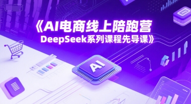 AI电商线上陪跑营，DeepSeek系列课程先导课 - 网创副业项目网-网创副业项目网
