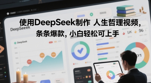 使用DeepSeek制作人生哲理视频，条条爆款，小白轻松可上手 - 网创副业项目网-网创副业项目网