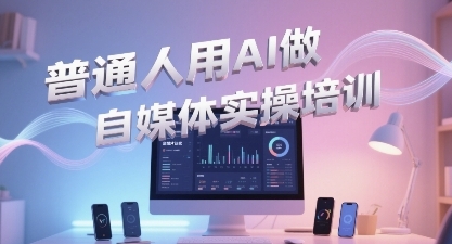 普通一个人用AI做自媒体，助你轻松开启AI自媒体创作之路 - 网创副业项目网-网创副业项目网