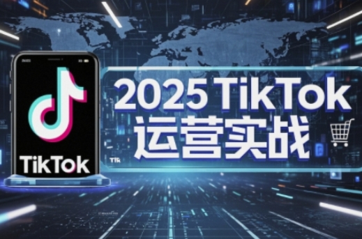 2025TikTok电商运营，掌握TikTok店铺运营核心技巧，实现低成本高转化 - 网创副业项目网-网创副业项目网