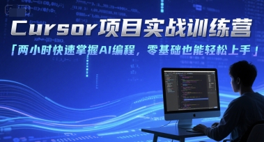 Cursor项目实战训练营，两小时快速掌握AI编程，零基础也能轻松上手 - 网创副业项目网-网创副业项目网