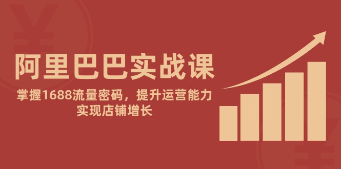（14830期）阿里巴巴实战课：掌握1688流量密码，提升运营能力，实现店铺增长 - 网创副业项目网-网创副业项目网