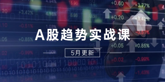 （14808期）A股趋势实战课：主力动向+政策红利，2025全年策略5月更新 - 网创副业项目网-网创副业项目网