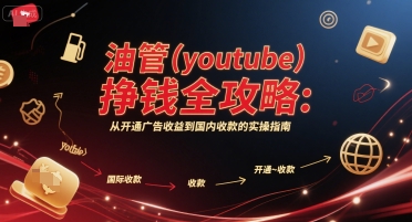 油管(youtube)挣钱全攻略：从开通广告收益到国内收款的实操指南 - 网创副业项目网-网创副业项目网