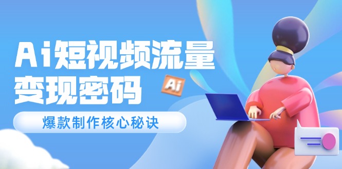 （14875期）Ai短视频流量密码，爆款制作核心秘诀，120万案例深度解析 - 网创副业项目网-网创副业项目网