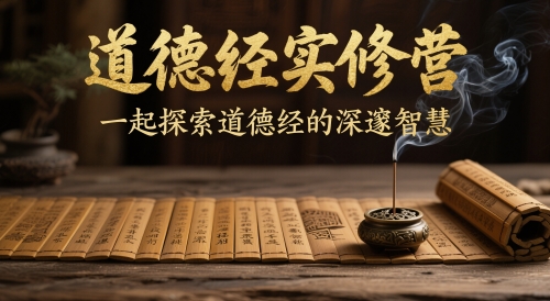 道德经实修营，一起探索道德经的深邃智慧 - 网创副业项目网-网创副业项目网